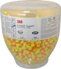 3M - One Touch Disposable Earplug Refill with 33 dB Earplugs - Yellow Earplugs, 500 Pairs - Apex Tool & Supply