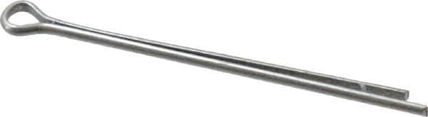 Value Collection - 1/16" Diam x 1-1/2" Long Extended Prong Cotter Pin - Grade 2, Zinc-Plated, Steel - Apex Tool & Supply