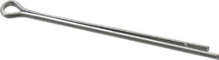 Value Collection - 1/16" Diam x 1-1/2" Long Extended Prong Cotter Pin - Grade 2, Zinc-Plated, Steel - Apex Tool & Supply