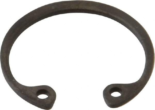 Value Collection - 13/16" Nominal, 0.042" Thick, Phosphate Finish, Spring Steel Snap Internal Retaining Ring - 0.046" Groove Width, 0.025" Groove Depth, 0.862" Groove Diam - Apex Tool & Supply