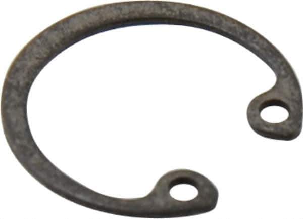 Value Collection - 5/16" Nominal, 0.015" Thick, Phosphate Finish, Spring Steel Snap Internal Retaining Ring - 0.02" Groove Width, 0.009" Groove Depth, 0.33" Groove Diam - Apex Tool & Supply