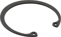 Value Collection - 1-7/16" Nominal, 0.05" Thick, Phosphate Finish, Spring Steel Snap Internal Retaining Ring - 0.056" Groove Width, 0.045" Groove Depth, 1.528" Groove Diam - Apex Tool & Supply
