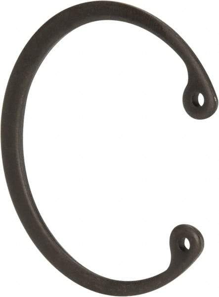 Value Collection - 1-5/8" Nominal, 0.062" Thick, Phosphate Finish, Spring Steel Snap Internal Retaining Ring - 0.068" Groove Width, 0.05" Groove Depth, 1.725" Groove Diam - Apex Tool & Supply