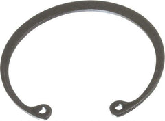 Value Collection - 2" Nominal, 0.062" Thick, Phosphate Finish, Spring Steel Snap Internal Retaining Ring - 0.068" Groove Width, 0.061" Groove Depth, 2.122" Groove Diam - Apex Tool & Supply