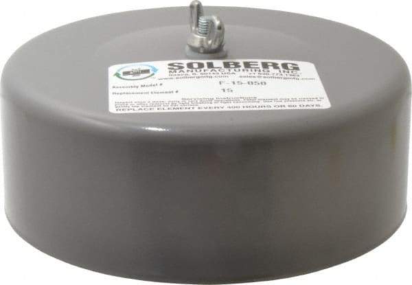 Made in USA - 1/2" Port, 4" High x 6" Wide, FRL Filter - 10 SCFM, 220°F Max - Apex Tool & Supply
