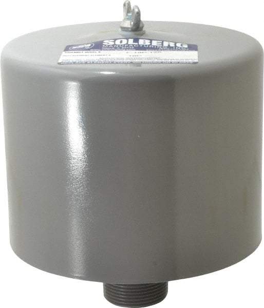Made in USA - 1-1/4" Port, 6" High x 6" Wide, FRL Filter - 80 SCFM, 220°F Max - Apex Tool & Supply