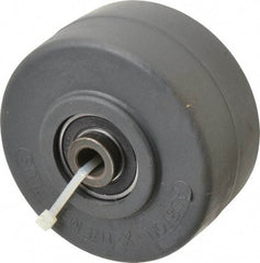 Albion - 4 Inch Diameter x 2 Inch Wide, Polyurethane Caster Wheel - 1,400 Lb. Capacity, 2-7/16 Inch Hub Length, 1/2 Inch Axle Diameter, Precision Ball Bearing - Apex Tool & Supply