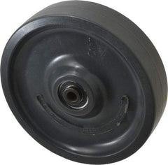 Albion - 8 Inch Diameter x 2 Inch Wide, Polyurethane Caster Wheel - 1,200 Lb. Capacity, 2-7/16 Inch Hub Length, 1/2 Inch Axle Diameter, Precision Ball Bearing - Apex Tool & Supply