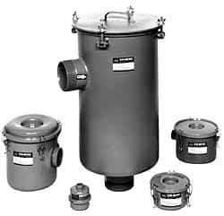 Made in USA - 5" Port, 28" High x 18" Wide, Flange FRL Filter - 800 SCFM, 220°F Max - Apex Tool & Supply