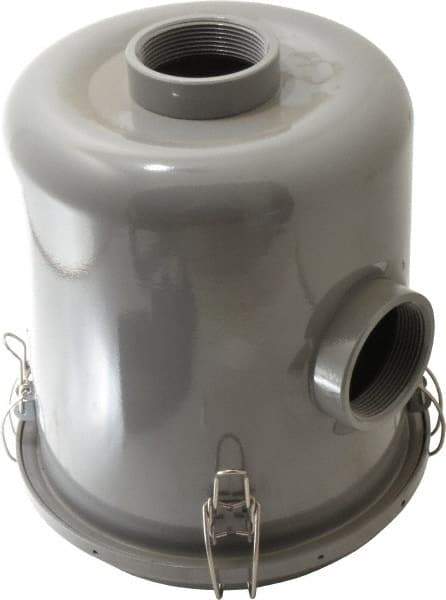 Made in USA - 2" Port, 10" High x 8" Wide, Compact FRL Filter - 150 SCFM - Apex Tool & Supply