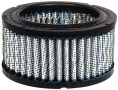 Made in USA - Replacement Filter Element - 2-5/16" High x 4-3/8" Wide, For Use with Air Intake Filters - Apex Tool & Supply