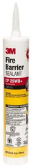 3M - 27 oz Cartridge Red Acrylic & Latex Joint Sealant - -20 to 180°F Operating Temp, 10 min Tack Free Dry Time, Series CP 25WB - Apex Tool & Supply