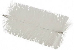 Vikan - 3-1/2" Diam Polyester Tube Brush - 7-1/2" OAL, 7" Head Length, Stainless Steel Handle - Apex Tool & Supply