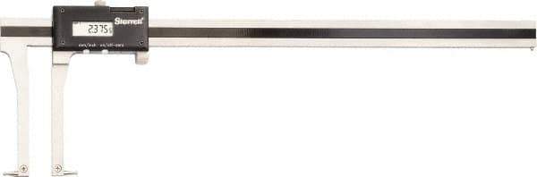 Starrett - 0 to 350mm Range, 0.01mm Resolution, Electronic Caliper - Stainless Steel with 93.98mm Stainless Steel Jaws, 0.02mm Accuracy, SPC Output - Apex Tool & Supply