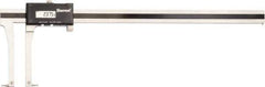 Starrett - 0 to 350mm Range, 0.01mm Resolution, Electronic Caliper - Stainless Steel with 93.98mm Stainless Steel Jaws, 0.02mm Accuracy, SPC Output - Apex Tool & Supply