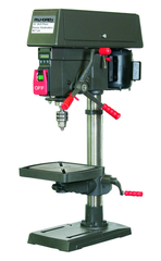 13" HD Bench Model Drill Press; Step Pulley; 16 Speed; 1/3HP 120V Motor; 123lbs. - Apex Tool & Supply