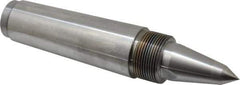Riten - 5/8" Head Diam, Carbide-Tipped Steel Long Point Solid Dead Center - 5MT Morse Taper, 5/8" Point Diam, 2-1/2" Point Length, 3-7/16" OAL - Apex Tool & Supply