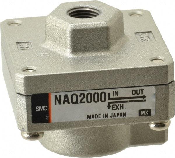 SMC PNEUMATICS - 1/8" NPTF Quick Exhaust Valve - 7 to 150 psi - Apex Tool & Supply