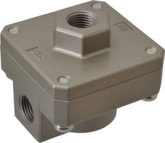 SMC PNEUMATICS - 1/2" NPTF Quick Exhaust Valve - 7 to 150 psi - Apex Tool & Supply