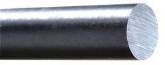 Made in USA - 2' Long, 2" Diam, Acetal Plastic Rod - Natural (Color) - Apex Tool & Supply