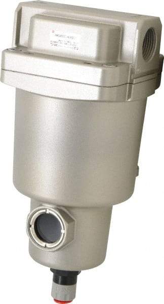 SMC PNEUMATICS - 3/4" NPT Pipe, 77 CFM Refrigerated Air Dryer - 15 kw, 8-15/16" Long, Closed Auto Drain - Apex Tool & Supply
