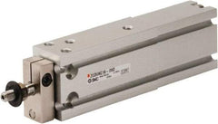 SMC PNEUMATICS - 16mm Bore x 20mm Stroke Vacuum Cylinder - 85 psi, 125.5mm OAL - Apex Tool & Supply