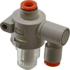 SMC PNEUMATICS - 1/4" Vacuum Suction Filter - 0.7 SCFM - Apex Tool & Supply