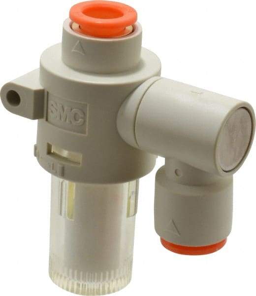 SMC PNEUMATICS - 3/8" Vacuum Suction Filter - 2.7 SCFM - Apex Tool & Supply