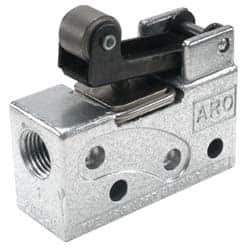 ARO/Ingersoll-Rand - Mechanically Operated Valves Valve Type: 3-Way CV Rating: 0.195 - Apex Tool & Supply