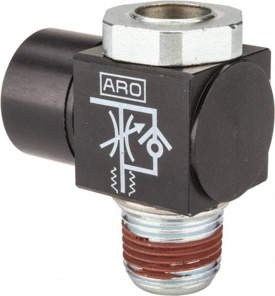 ARO/Ingersoll-Rand - 3/8" NPT Right Angle Flow Control Valve - Apex Tool & Supply