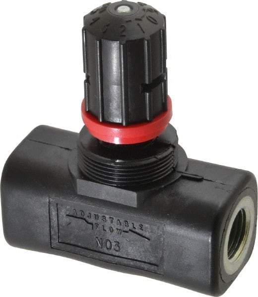 ARO/Ingersoll-Rand - 3/8" NPT Inline Needle Valve Valve - 0 to 200 psi - Apex Tool & Supply