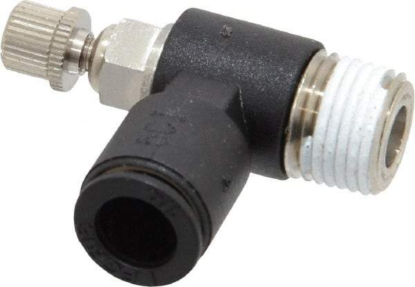 Legris - 1/8 Male NPT x 1/4" Tube OD Miniature Exhaust Valve - Apex Tool & Supply