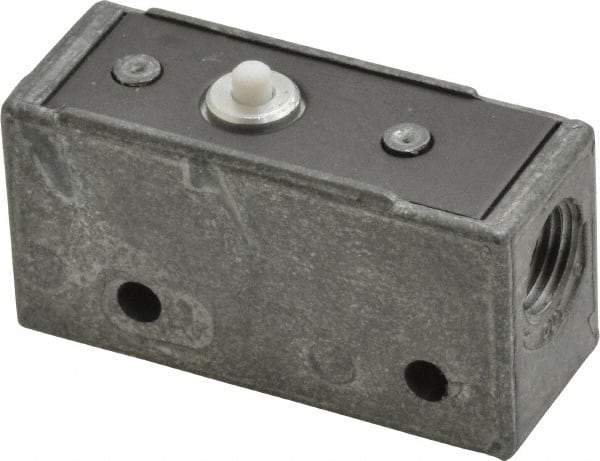 Mead - 3 Way Pilot Air Valve - 1/8" NPT Inlet, Pin Plunger - Apex Tool & Supply