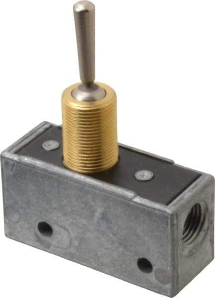Mead - 3 Way Pilot Air Valve - 1/8" NPT Inlet, Flip Toggle - Apex Tool & Supply