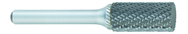 SA-16 -- 19mm x 19mm LOC x 6mm Shank x 50mm OAL Cylindrical Carbide Medium Tough Cut Burr - Apex Tool & Supply