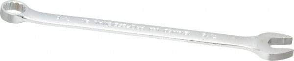 Proto - 7/16" 6 Point Combination Wrench - 15° Head Angle, 7" OAL, Steel, Satin Finish - Apex Tool & Supply