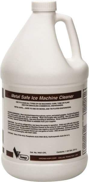 Parker - 1 Gal Ice Machine Cleaner - For Ice Machines: Cube, Tube, Flake & Commercial Dishwasher - Apex Tool & Supply