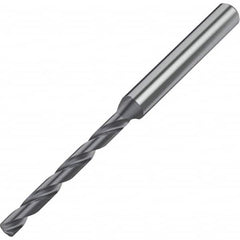 Kennametal - 12.8mm 132° Spiral Flute Solid Carbide Taper Length Drill Bit - Apex Tool & Supply