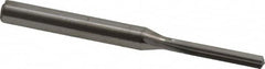 Kennametal - 3.3mm, 130° Point, Solid Carbide Straight Flute Drill Bit - Apex Tool & Supply