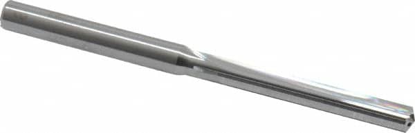 Kennametal - 5.1mm, 130° Point, Solid Carbide Straight Flute Drill Bit - Apex Tool & Supply
