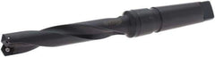 Allied Machine and Engineering - Series 1.5, 7/8" Max Diam, 4MT Taper Shank, Helical Flute Spade Drill - 4-3/4" Max Depth, 6-21/64" Body Length, 10-3/4" OAL, Standard Length, Through Coolant - Apex Tool & Supply