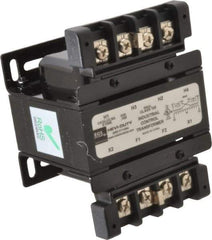 Sola/Hevi-Duty - 1 Phase, 0.1 kVA, Control Transformer - 2 Input, 1 Output Winding, 60 Hz, 4.61 Inch Deep x 2.96 Inch High, 131°F Temp Rise - Apex Tool & Supply
