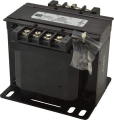 Sola/Hevi-Duty - 1 Phase, 1/4 kVA, Control Transformer - 2 Input, 1 Output Winding, 50/60 Hz, 5.53 Inch Deep x 4.53 Inch High, 131°F Temp Rise - Apex Tool & Supply