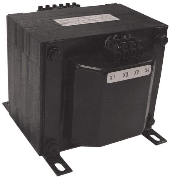 Sola/Hevi-Duty - 1 Phase, 0.75 kVA, Control Transformer - 2 Input, 1 Output Winding, 50/60 Hz, 7.36 Inch Deep x 5.56 Inch High, 131°F Temp Rise - Apex Tool & Supply