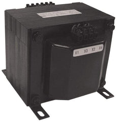 Sola/Hevi-Duty - 1 Phase, 0.15 kVA, Control Transformer - 2 Input, 1 Output Winding, 50/60 Hz, 5.21 Inch Deep x 3.89 Inch High, 131°F Temp Rise - Apex Tool & Supply