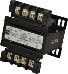 Sola/Hevi-Duty - 1 Phase, 0.08 kVA, Control Transformer - 2 Input, 1 Output Winding, 60 Hz, 4.36 Inch Deep x 2.96 Inch High, 131°F Temp Rise - Apex Tool & Supply