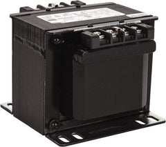 Sola/Hevi-Duty - 1 Phase, 0.5 kVA, Control Transformer - 2 Input, 1 Output Winding, 60, 50/60 at 220 V x 440 V, 50/60 at 230 V x 460 V Hz, 6.31 Inch Deep x 4.53 Inch High, 131°F Temp Rise - Apex Tool & Supply