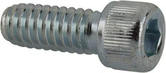 Value Collection - 1/4-20 UNC Hex Socket Drive, Socket Cap Screw - Alloy Steel, Zinc-Plated Finish, Fully Threaded, 5/8" Length Under Head - Apex Tool & Supply