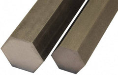 Value Collection - 1-3/4" Width Across Flats x 3' Long, Steel Hexagon Bar - Material Specification 12L14 - Apex Tool & Supply