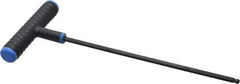 Eklind - 5mm Hex, T-Handle Cushion Grip, Ball End Hex Key - 9mm OAL, Metric System of Measurement - Apex Tool & Supply